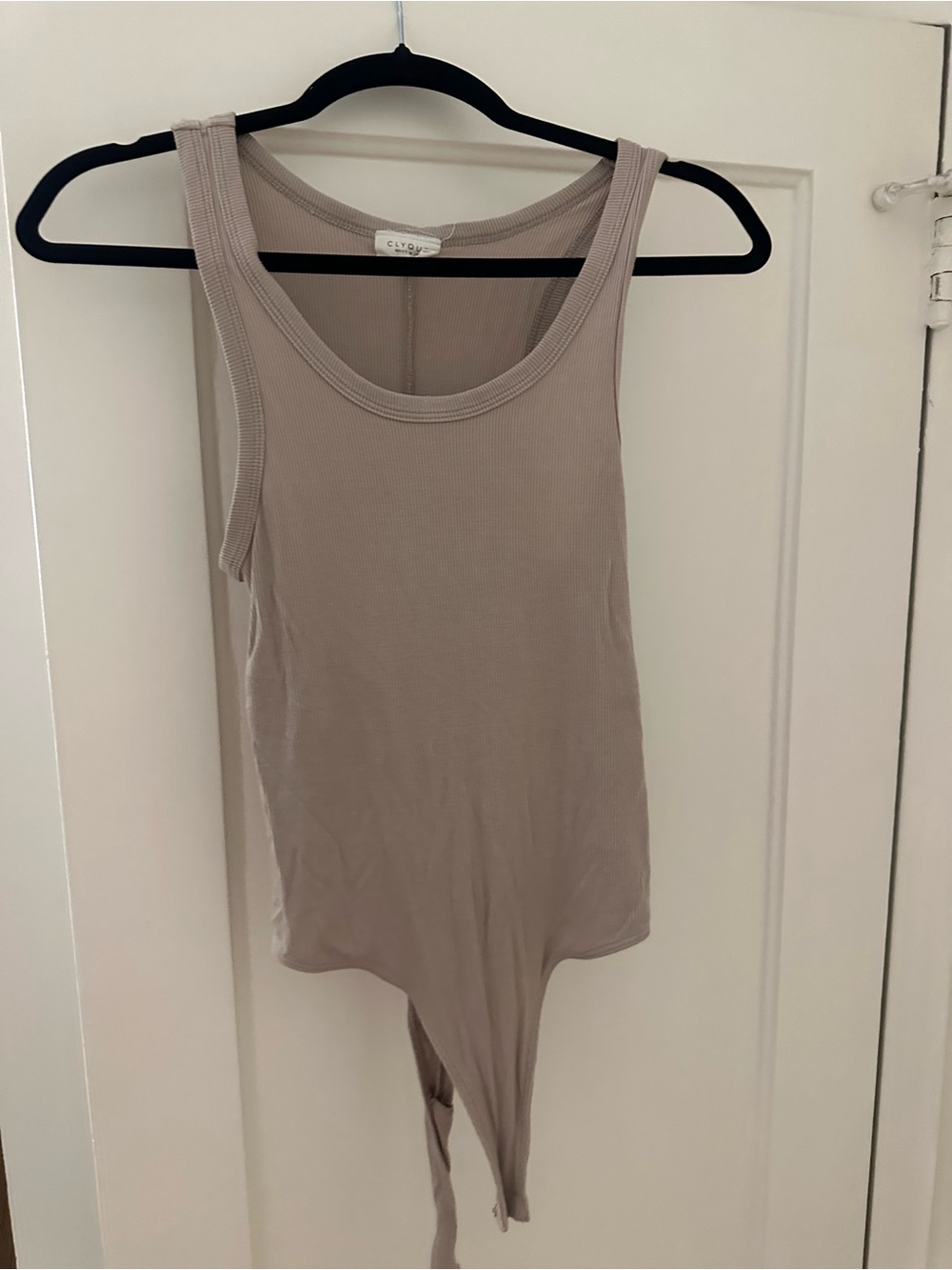 Clyque the Label Tank Bodysuit - Taupe